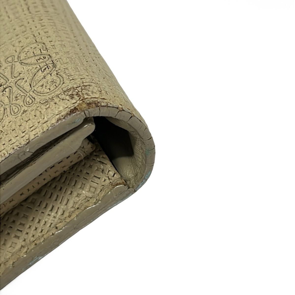 Loewe Wallet Linen Ivory Leather — view 8