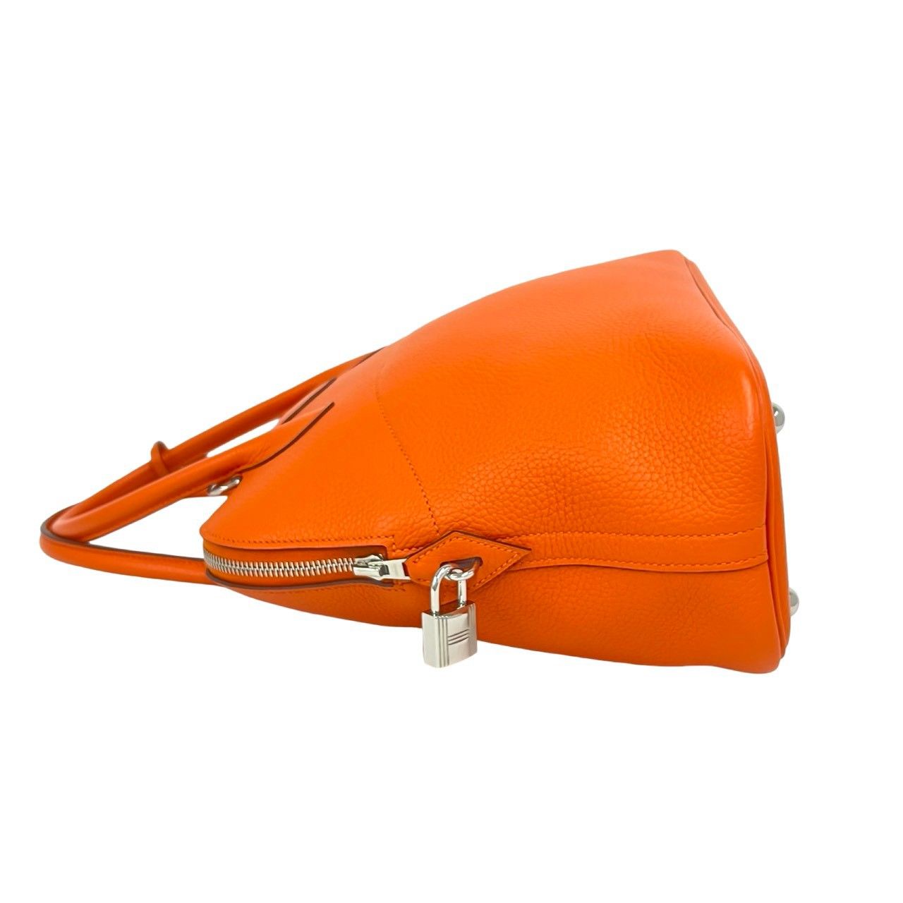 Hermes Bolide 31 Taurillon Clemence Leather 2-Way Shoulder Bag Orange — view 5