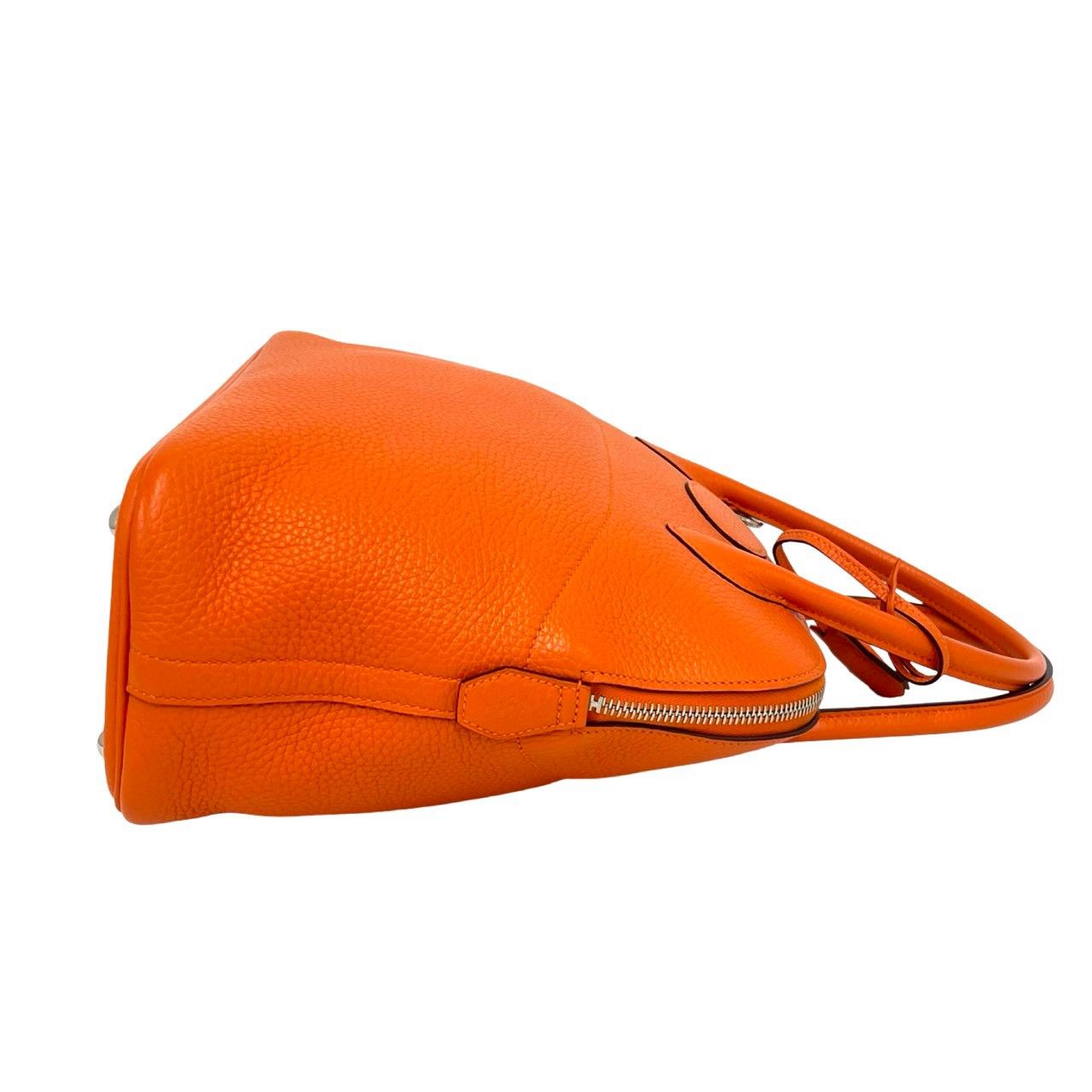 Hermes Bolide 31 Taurillon Clemence Leather 2-Way Shoulder Bag Orange — view 6