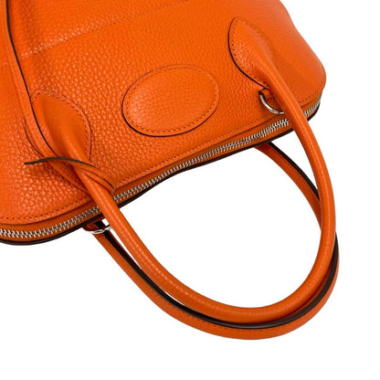 Hermes Bolide 31 Taurillon Clemence Leather 2-Way Shoulder Bag Orange — view 4