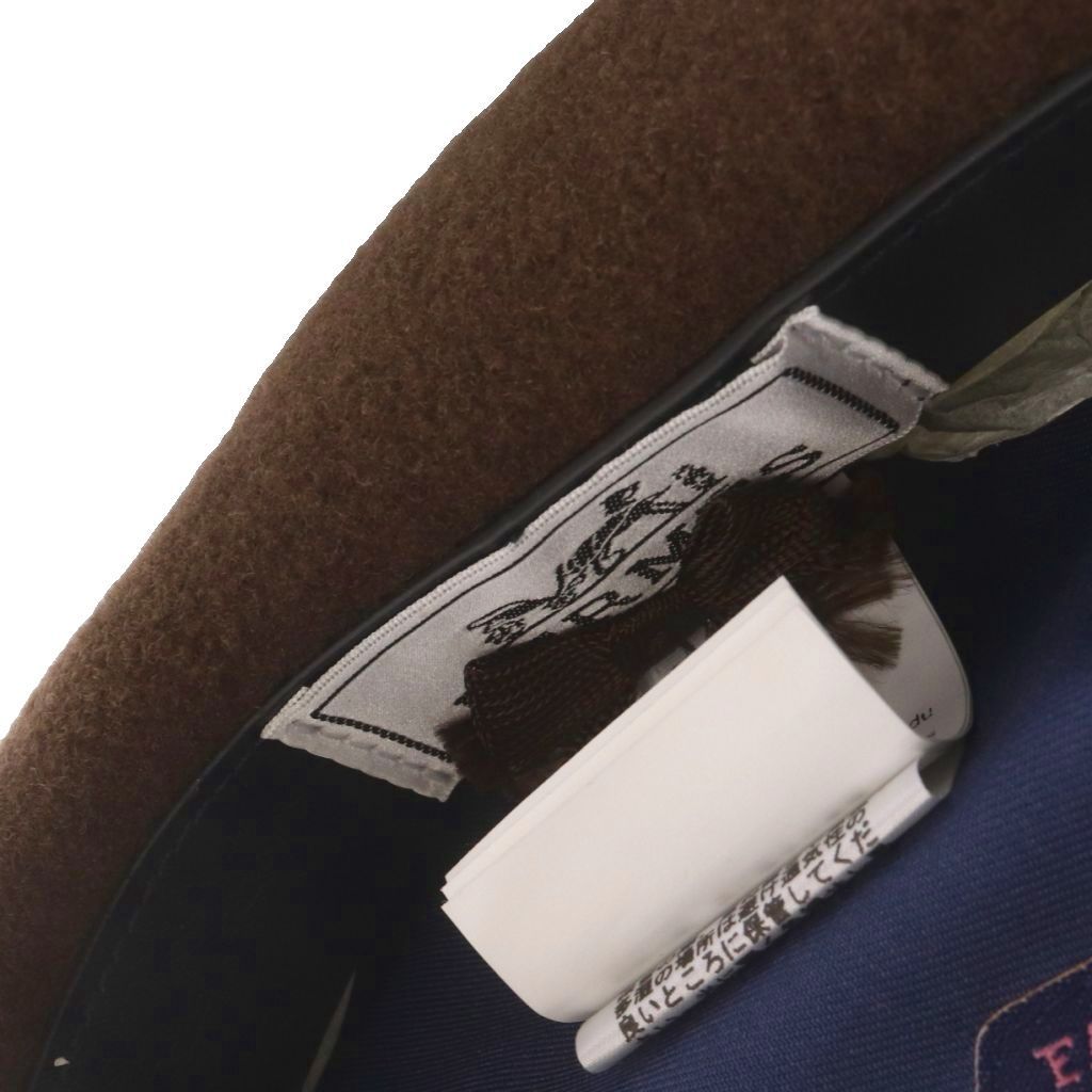 Hermes Bonnie Lift Beret 57 Brown — view 8