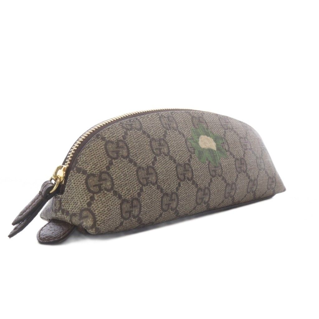 Gucci Cauliflower Pen Case GG Supreme Canvas Beige — view 4