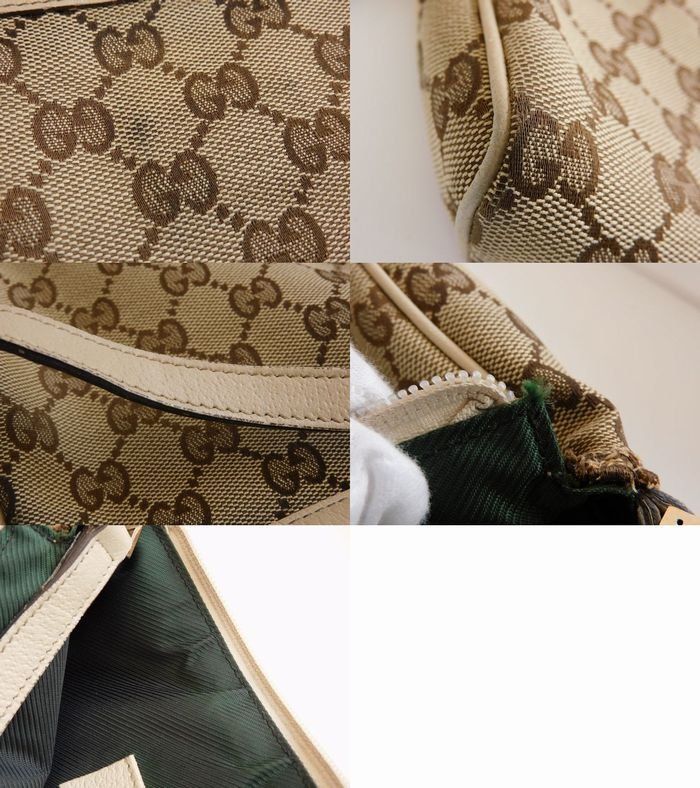 Gucci GG Canvas Pouch Abbey Mini Handbag Beige — view 5