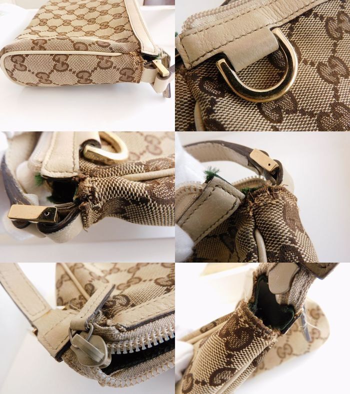 Gucci GG Canvas Pouch Abbey Mini Handbag Beige — view 4