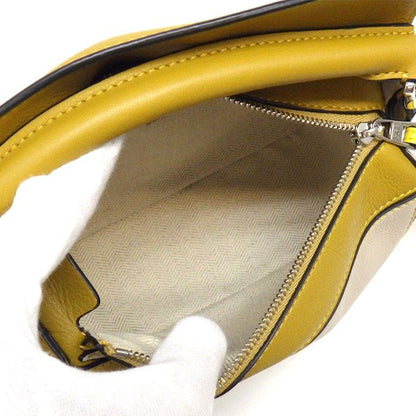 Loewe Shoulder Bag Mini Yellow Classiccalfskin Silver — view 5