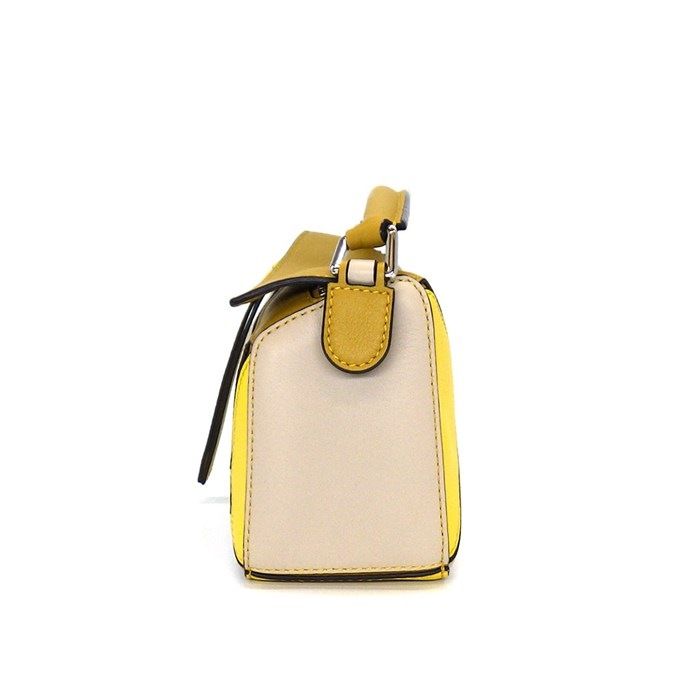 Loewe Shoulder Bag Mini Yellow Classiccalfskin Silver — view 3