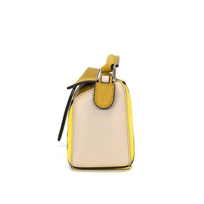 Loewe Shoulder Bag Mini Yellow Classiccalfskin Silver — view 3