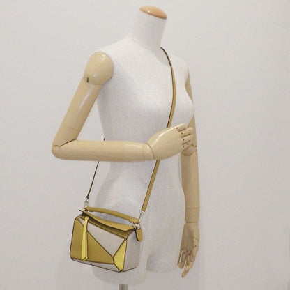 Loewe Shoulder Bag Mini Yellow Classiccalfskin Silver — view 8