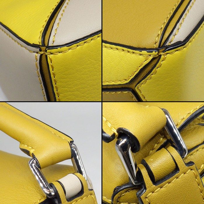 Loewe Shoulder Bag Mini Yellow Classiccalfskin Silver — view 7
