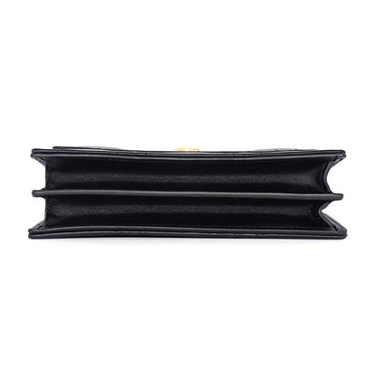 Dior Shoulder Bag Mistake Black Macro Cannage Lambskin Gold — view 4