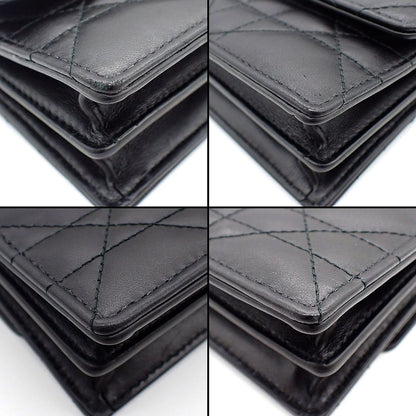 Dior Shoulder Bag Mistake Black Macro Cannage Lambskin Gold — view 7