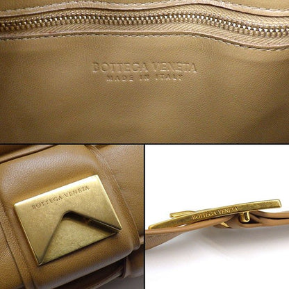 Bottega Veneta Shoulder Bag Padded Cassette Classic Camel Lambskin — view 7