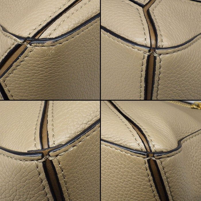 Loewe Shoulder Bag Small Soft Grain Calf Gold — view 6