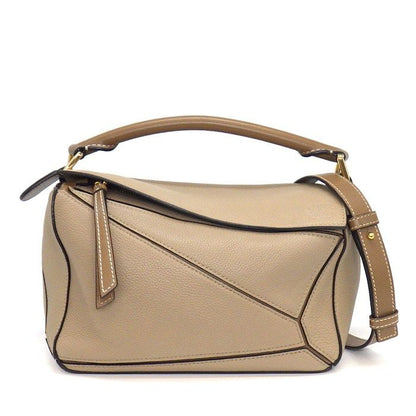 Loewe Shoulder Bag Small Soft Grain Calf Gold
