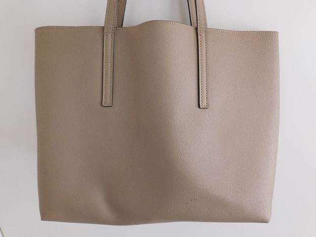 Fendi F's Tote Leather Gray Ju Pouch — view 2
