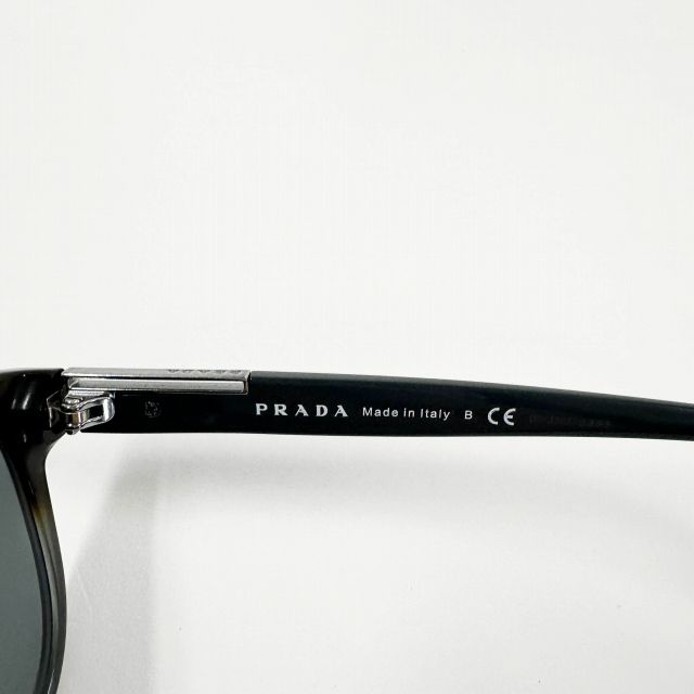 Prada Wellington Sunglasses 19 Brown Gray Eyewear — view 3