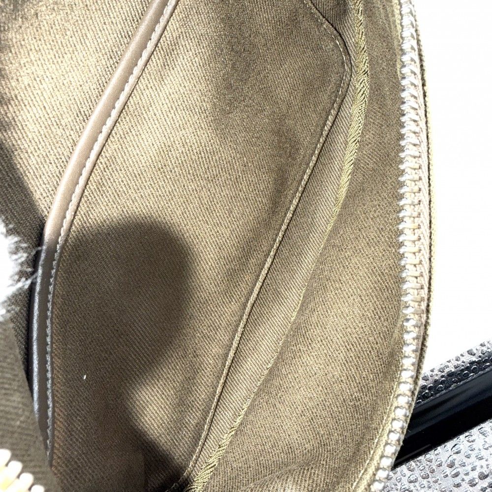 Celine Belt Bag Logo Bag Canvas Khaki Silver — view 4