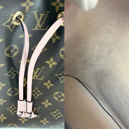 Louis Vuitton Shoulder Bag Neonoye Crossbody Brown Pink Monogram Canvas Venus — view 7