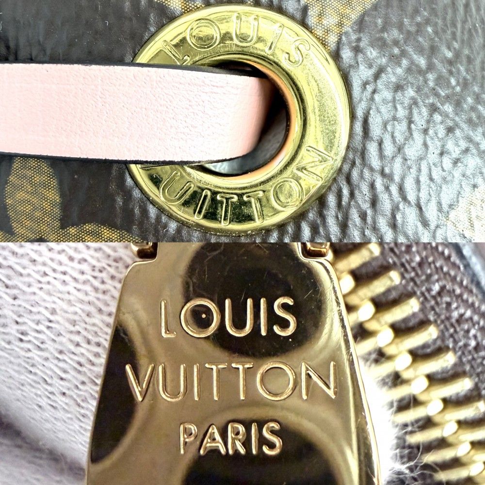 Louis Vuitton Shoulder Bag Neonoye Crossbody Brown Pink Monogram Canvas Venus — view 5