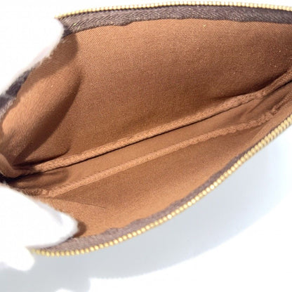 Louis Vuitton Handbag Pochette Soir Pouch Monogram Canvas Brown Gold — view 4