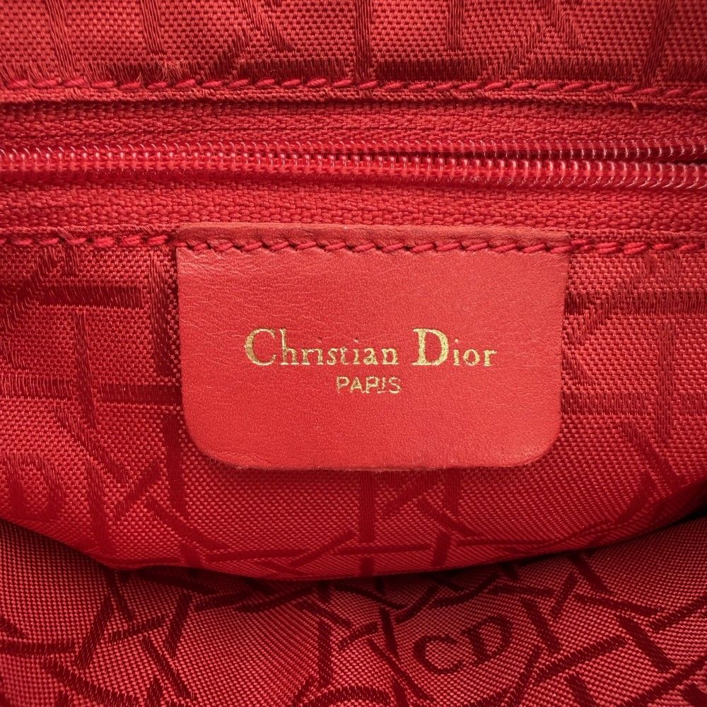 Dior Shoulder Bag Cannage Crossbody Nylon Dark Navy Gold — view 5