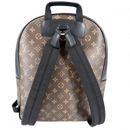 Louis Vuitton Backpack Josh NV Monogram Macassar Brown Black Silver — view 2