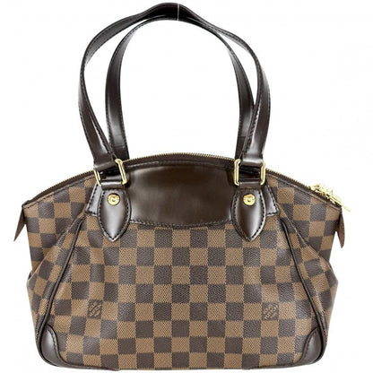 Louis Vuitton Handbag Verona PM Damier Canvas Brown Gold — view 2