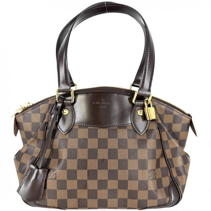 Louis Vuitton Handbag Verona PM Damier Canvas Brown Gold