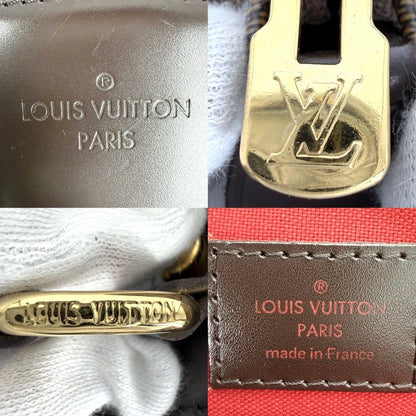Louis Vuitton Handbag Verona PM Damier Canvas Brown Gold — view 5