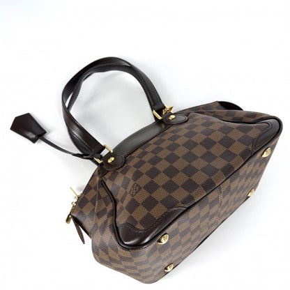 Louis Vuitton Handbag Verona PM Damier Canvas Brown Gold — view 3