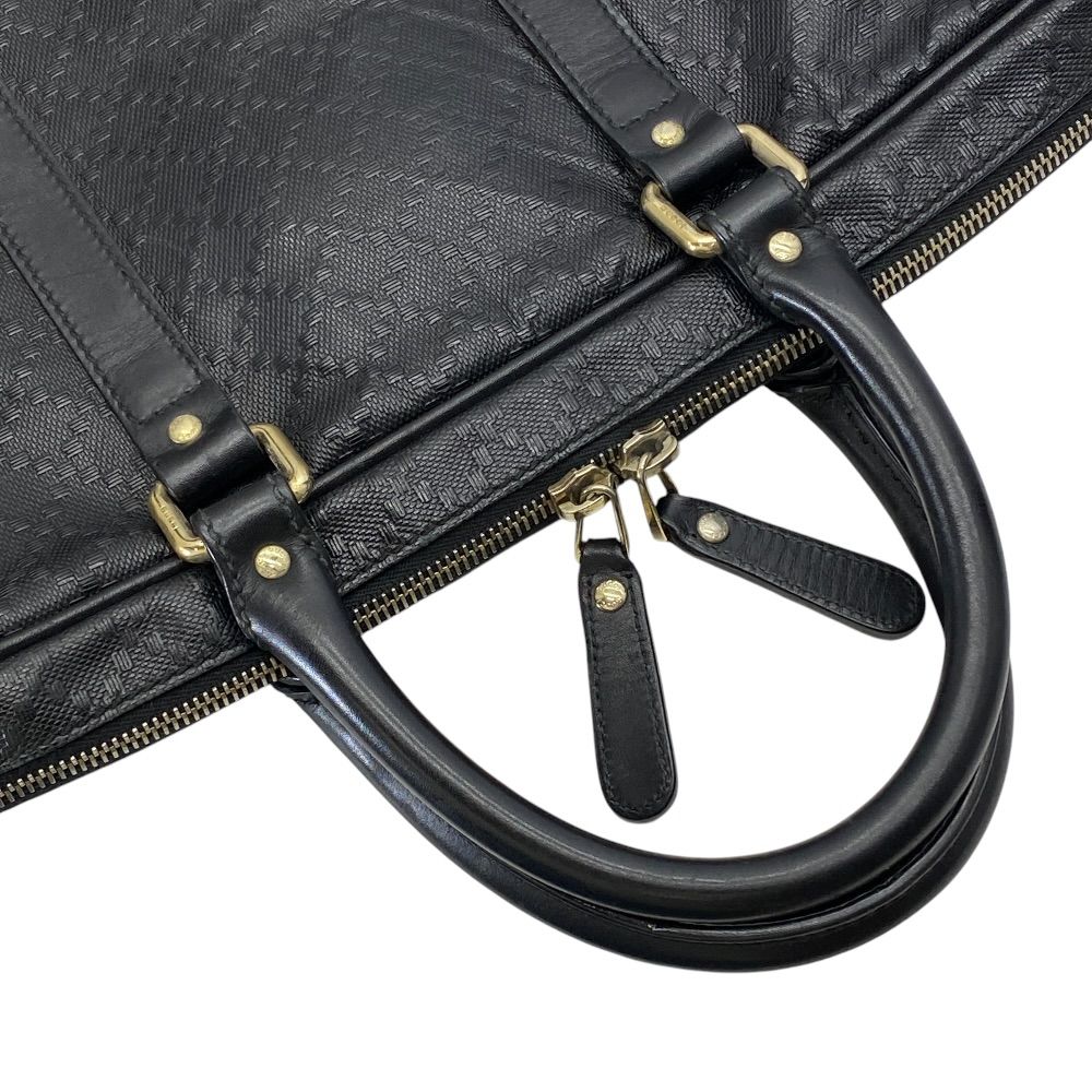 Gucci Diamante Business Briefcase Leather Black Lightweight Capacity Crossbody — view 8