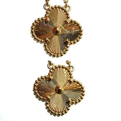 Van Cleef & Arpels 18K Yellow Gold Vintage Alhambra Necklace 37 — view 3