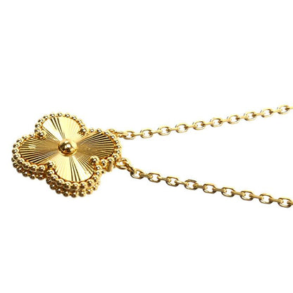 Van Cleef & Arpels 18K Yellow Gold Vintage Alhambra Necklace 37 — view 2