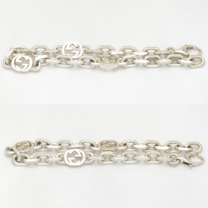 Gucci Interlocking G Chain Bracelet 19.3 Shiny Finish Sterling Silver Box — view 4