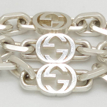 Gucci Interlocking G Chain Bracelet 19.3 Shiny Finish Sterling Silver Box — view 7