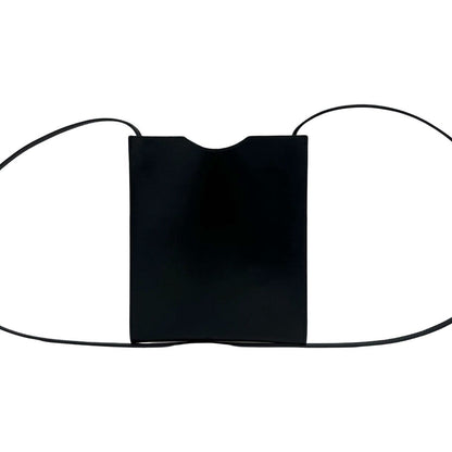 Hermes Omenitu All Leather Mini Shoulder Bag Pochette Crossbody Black — view 3