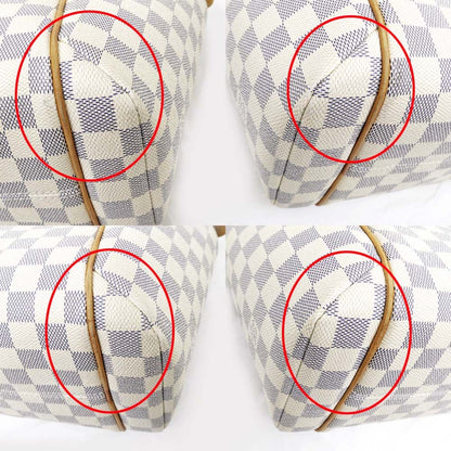 Louis Vuitton Totally PM Damier Azur Tote Shoulder Bag White — view 5