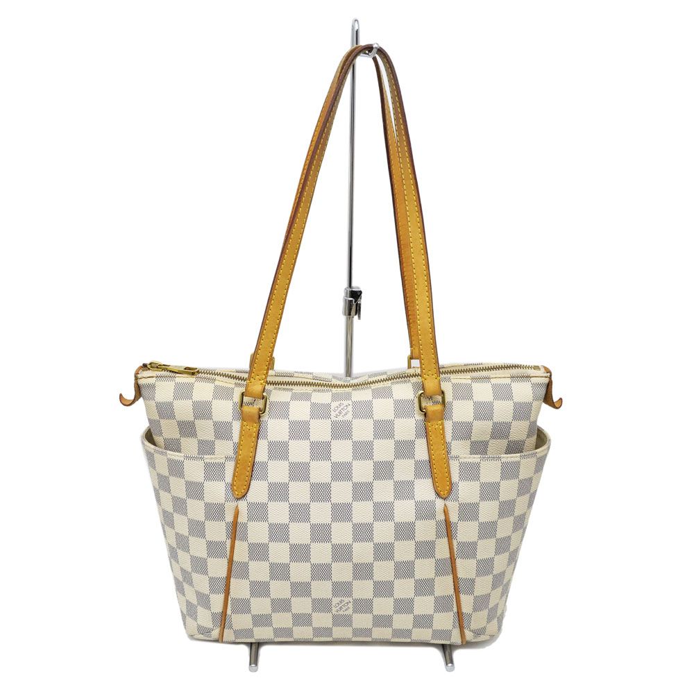 Louis Vuitton Totally PM Damier Azur Tote Shoulder Bag White