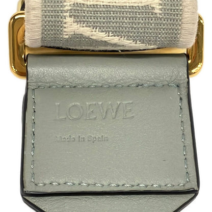 Loewe Shoulder Strap Blue Gray Leather — view 3
