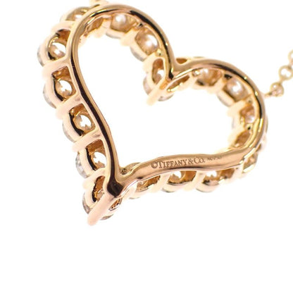 Tiffany & Co Sentimental Heart Necklace Gold Diamond — view 8