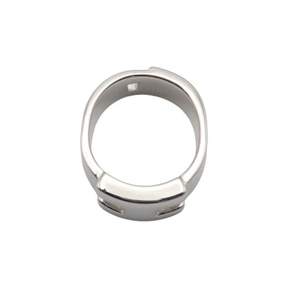 Hermes Newhela Crest Ring 50 925 Sterling Silver — view 6