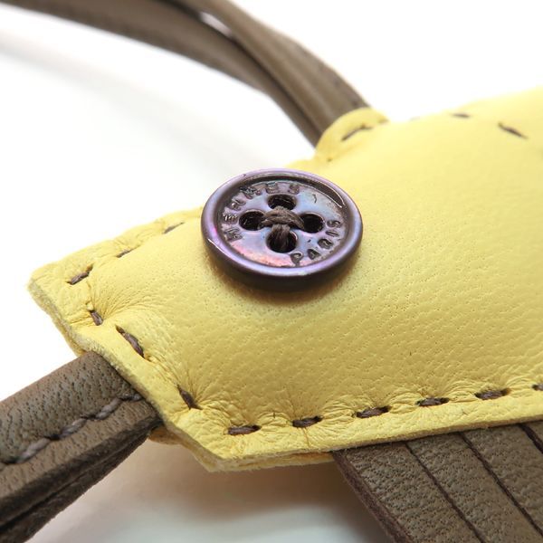 Hermes Charm Bag Yellow Petit — view 6