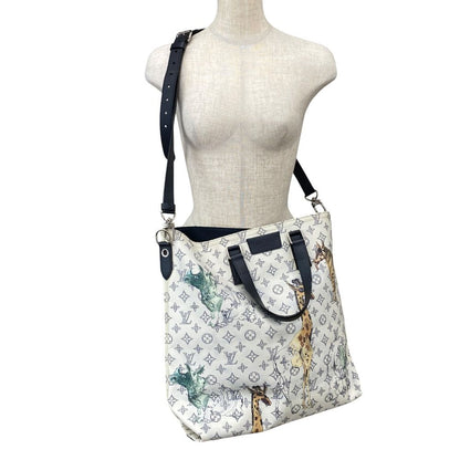 Louis Vuitton Chapman Brazza Collaboration Monogram Savannah Tote Shoulder — view 8