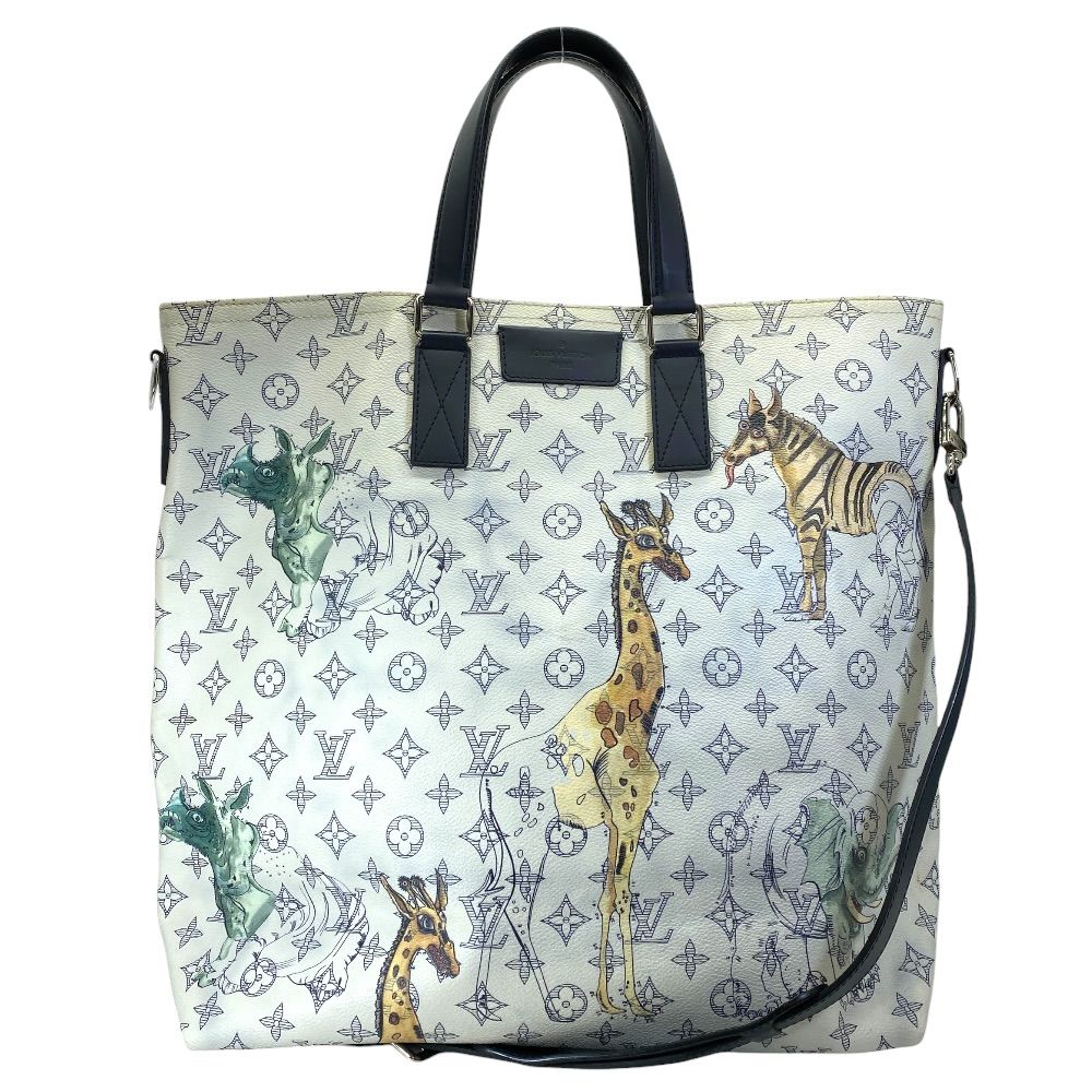 Louis Vuitton Chapman Brazza Collaboration Monogram Savannah Tote Shoulder — view 2