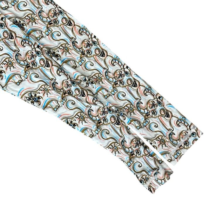 Dior Top Logo Turtleneck Top Rayon White Multicolor — view 7