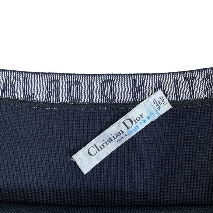 Dior J'adior Logo Band High Waist Shorts Rayon Nylon Black — view 7