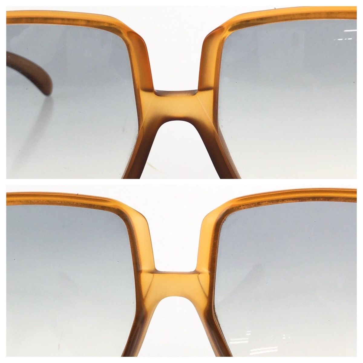Dior di Vintage Optyl Brown Silver Acetate Sunglasses Eyewear — view 5