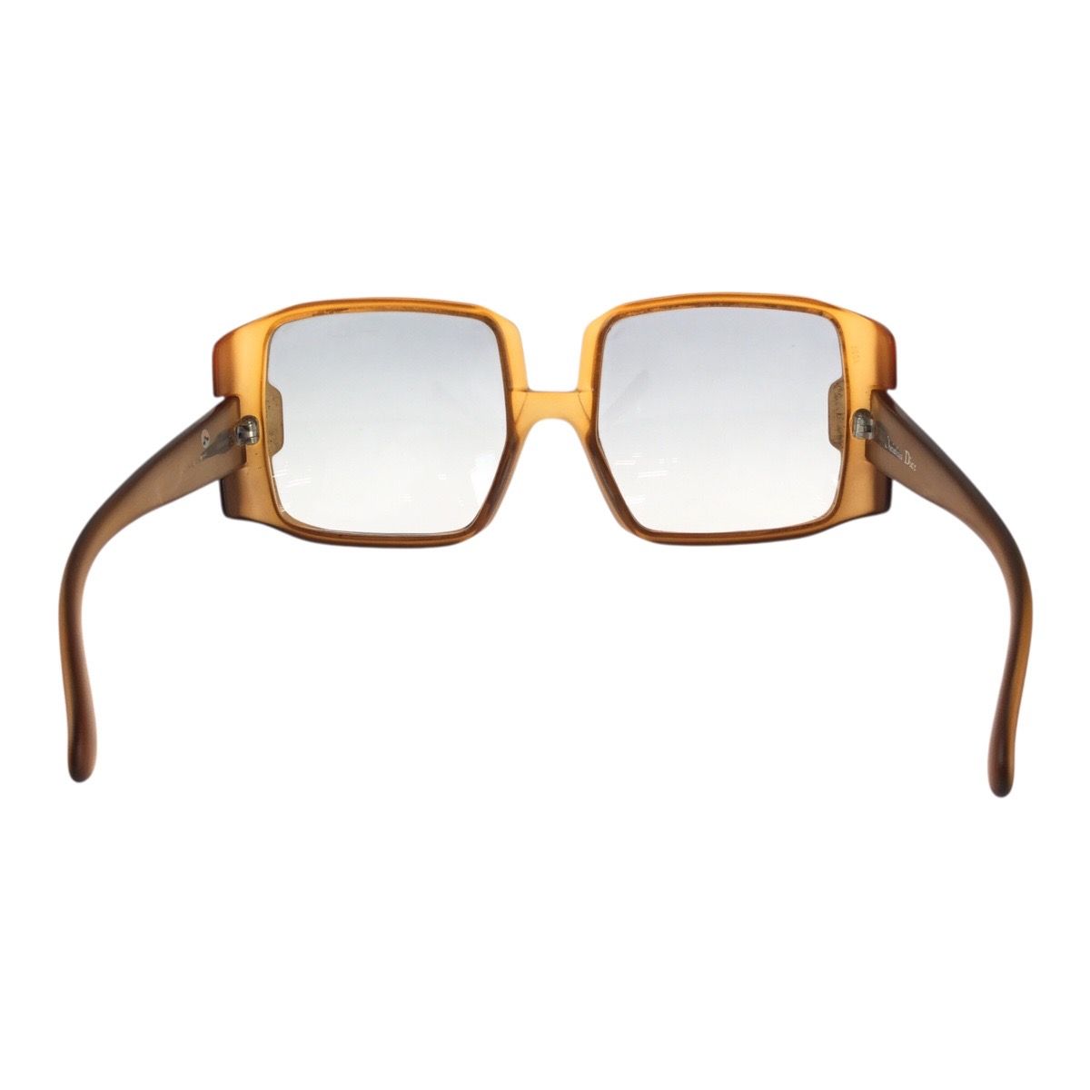 Dior di Vintage Optyl Brown Silver Acetate Sunglasses Eyewear — view 3