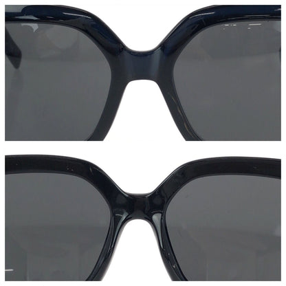 Dior Logo Navy Gold Acetate Metal Sunglasses Eyewear — view 5