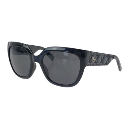 Dior Logo Navy Gold Acetate Metal Sunglasses Eyewear